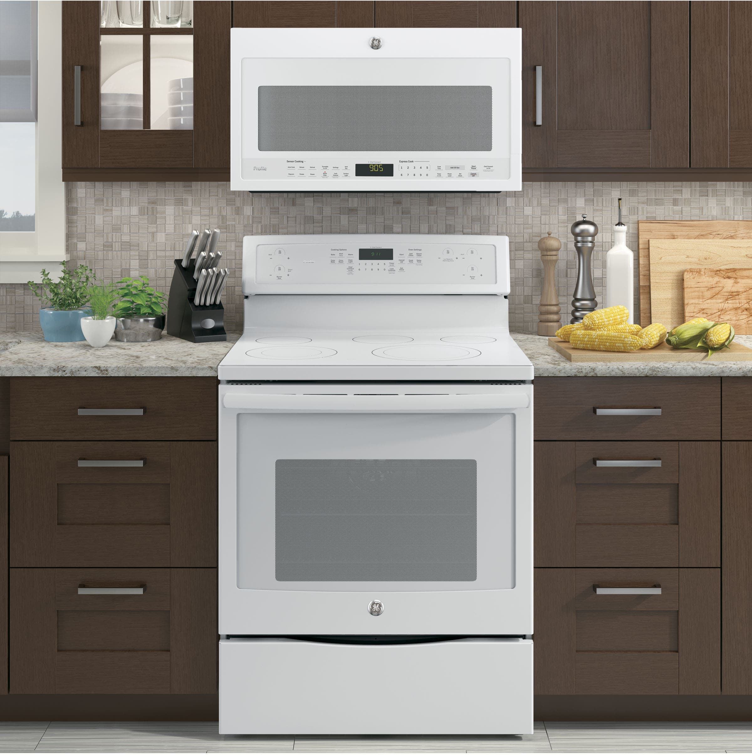 GE PB911TJWW White