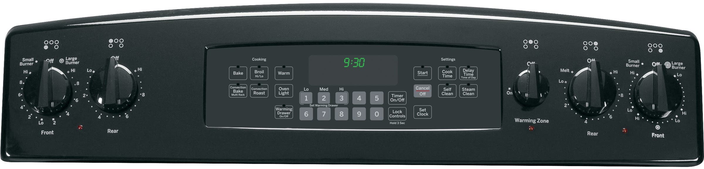GE PB930DFBB Black