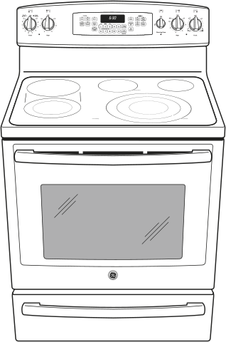 GE PB930DFBB Black