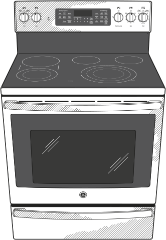 GE PB930SJSS 30 Inch Freestanding Electric Range