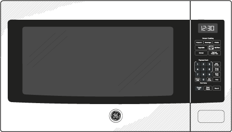 GE PEB7226EHES 2.2 cu. ft. Countertop Microwave