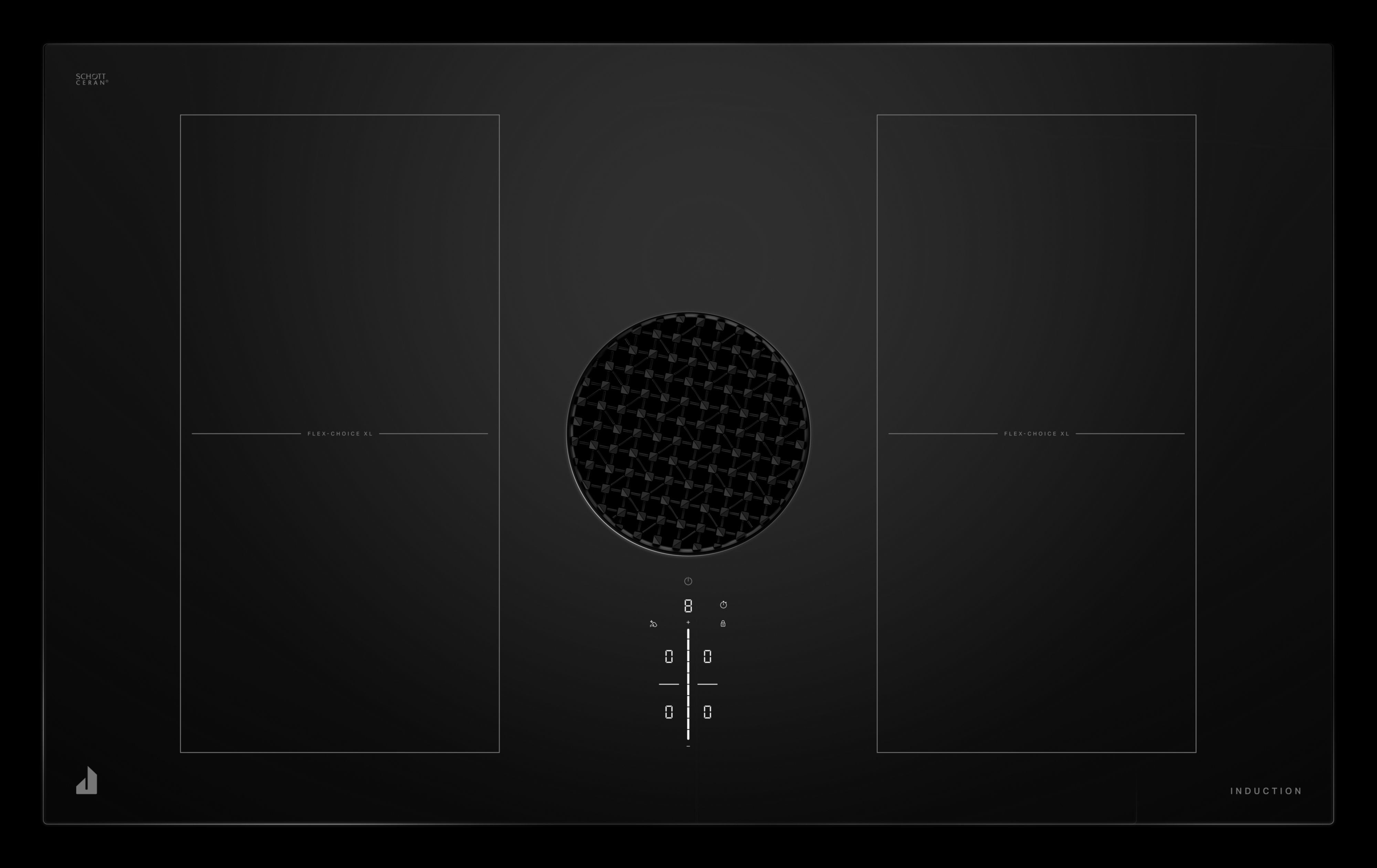Black Floating Glass 36