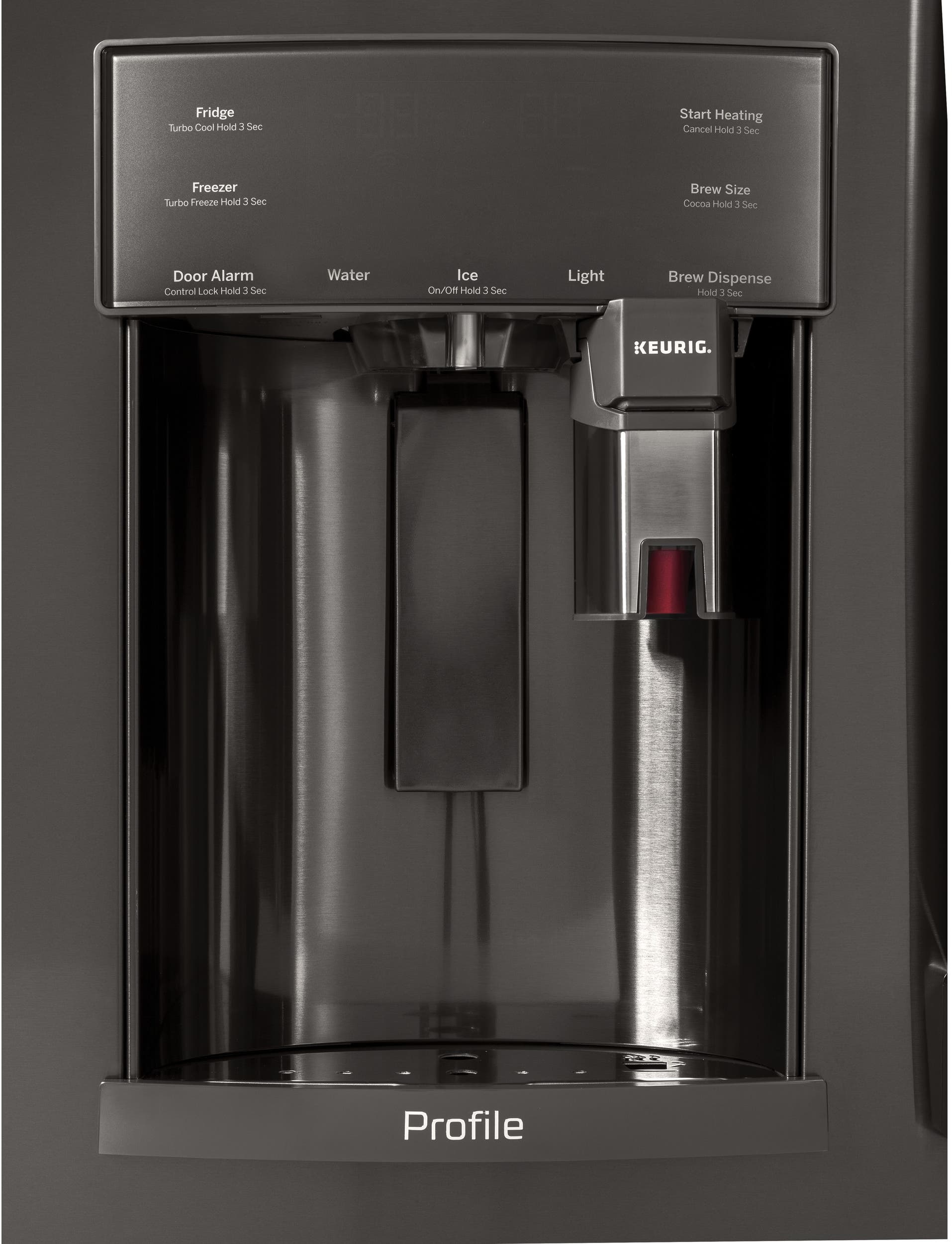 GE PFE28PBLTS Black Stainless Steel