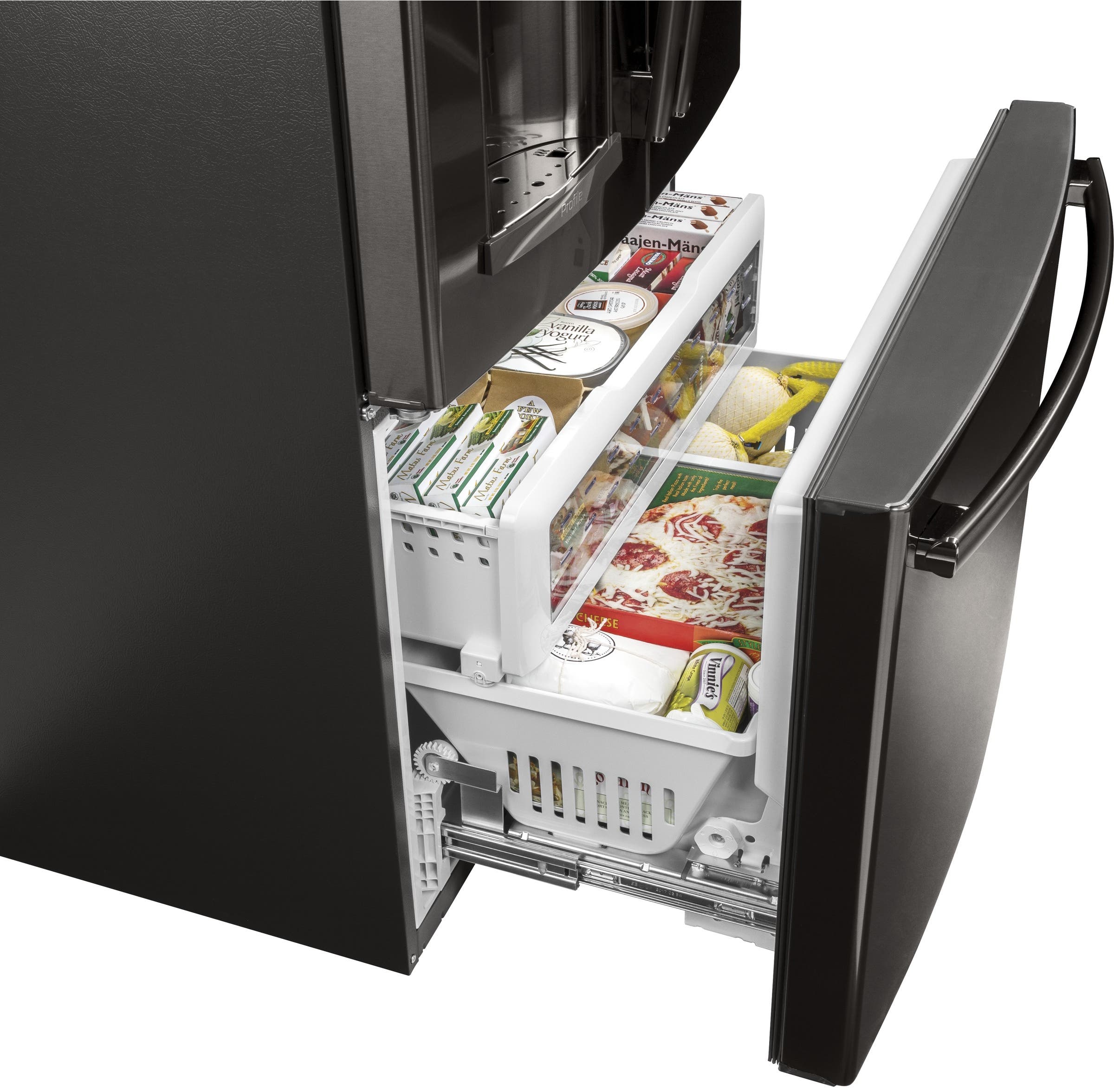GE PFE28PBLTS Black Stainless Steel