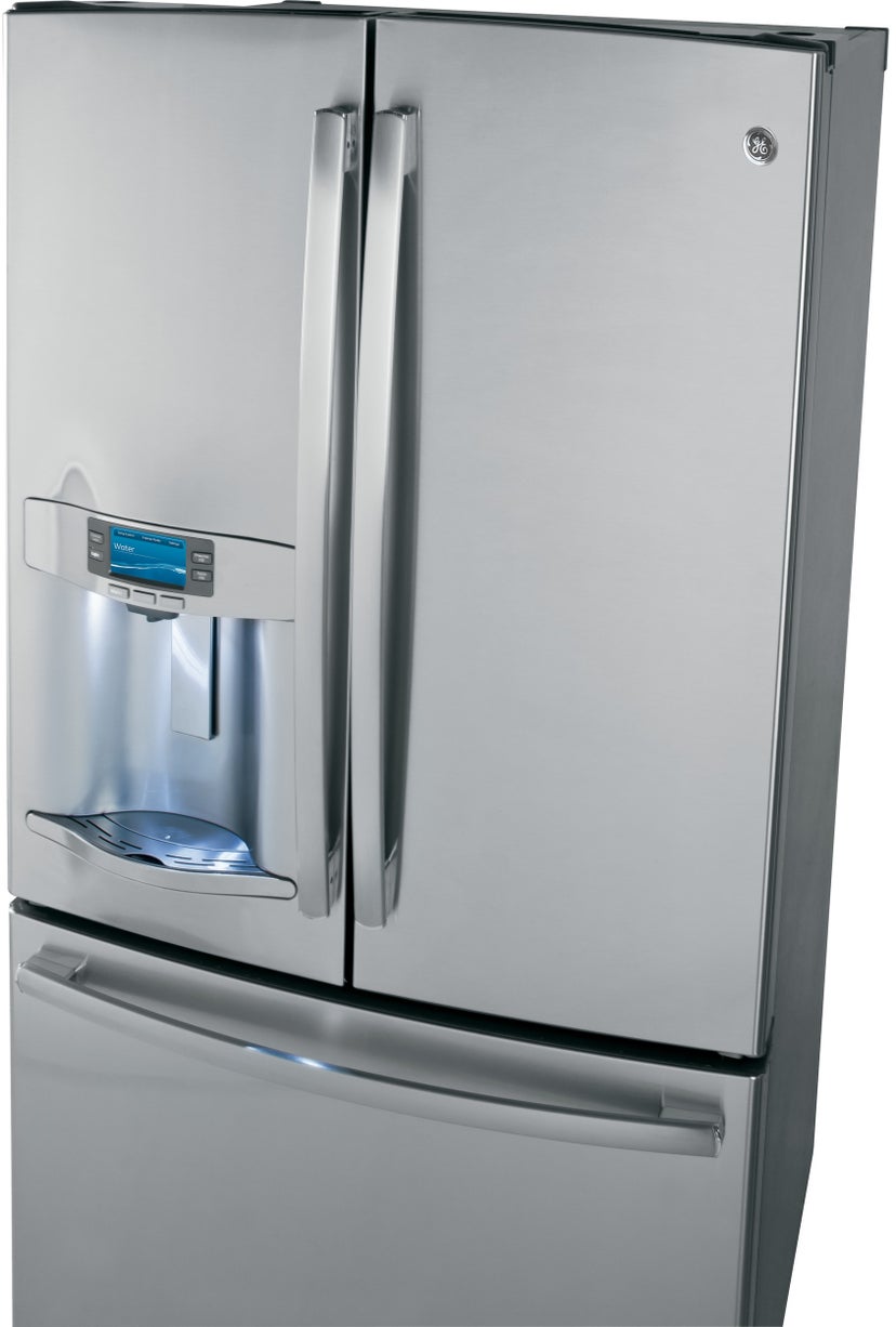 GE PFE28RSHSS 27.7 cu. ft. Bottom Mount Refrigerator with 5 Shel...