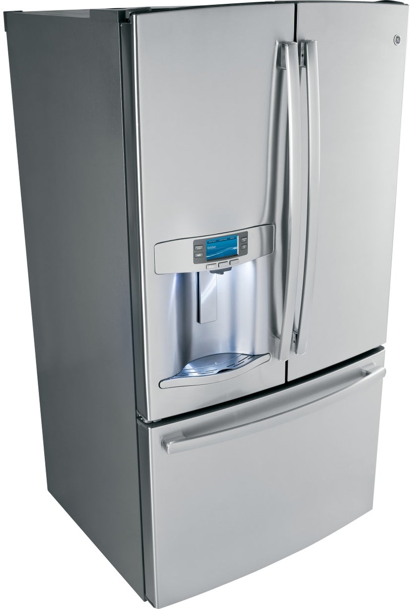 GE PFE28RSHSS 27.7 cu. ft. Bottom Mount Refrigerator with 5 Shel...