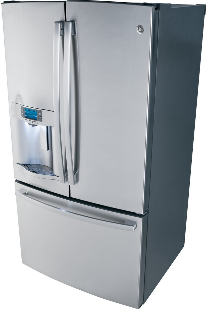 GE PFE28RSHSS 27.7 cu. ft. Bottom Mount Refrigerator with 5 Shel...