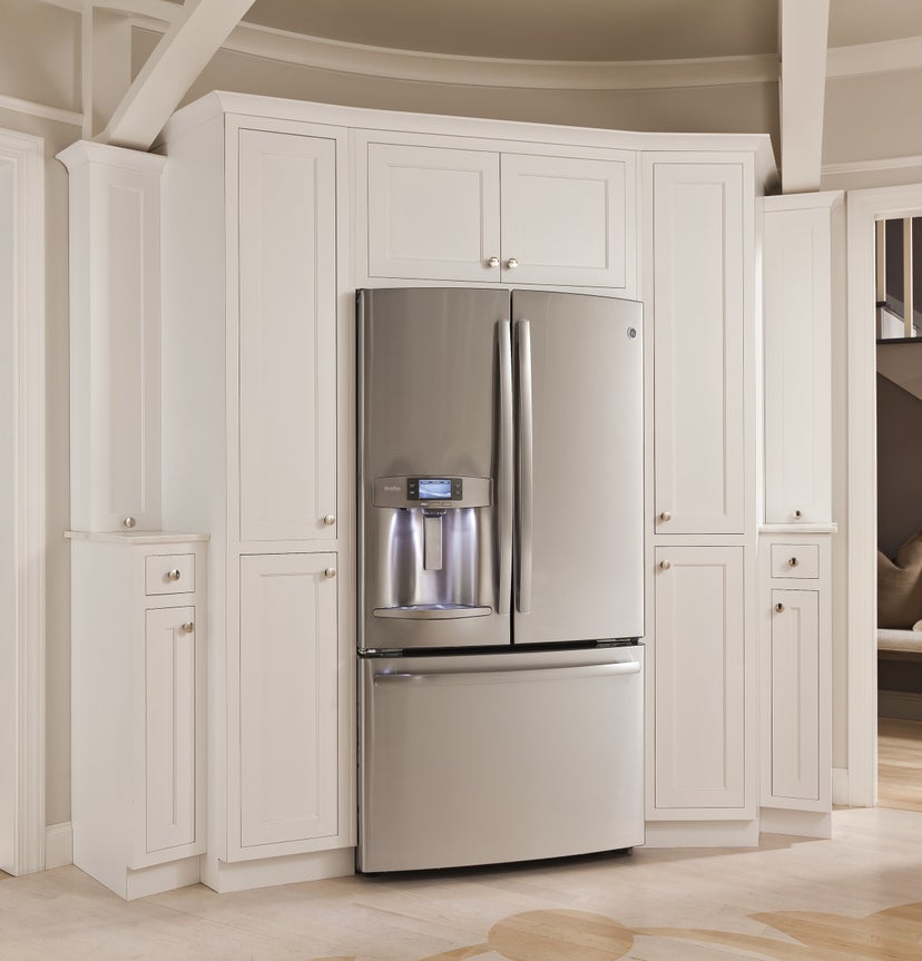GE PFE28RSHSS 27.7 cu. ft. Bottom Mount Refrigerator with 5 Shel...