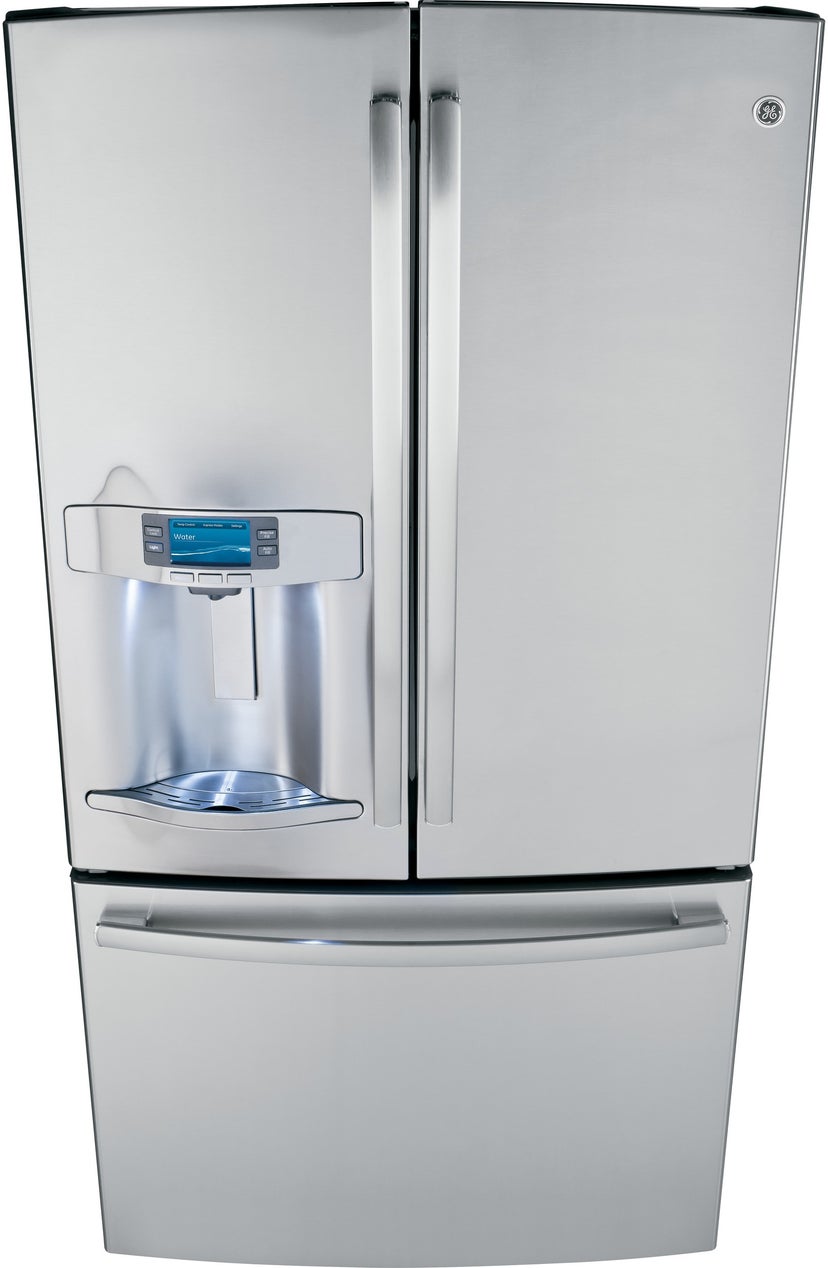 GE PFE28RSHSS 27.7 cu. ft. Bottom Mount Refrigerator with 5 Shel...