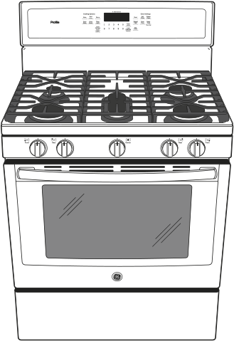 GE PGB911DEJBB Black