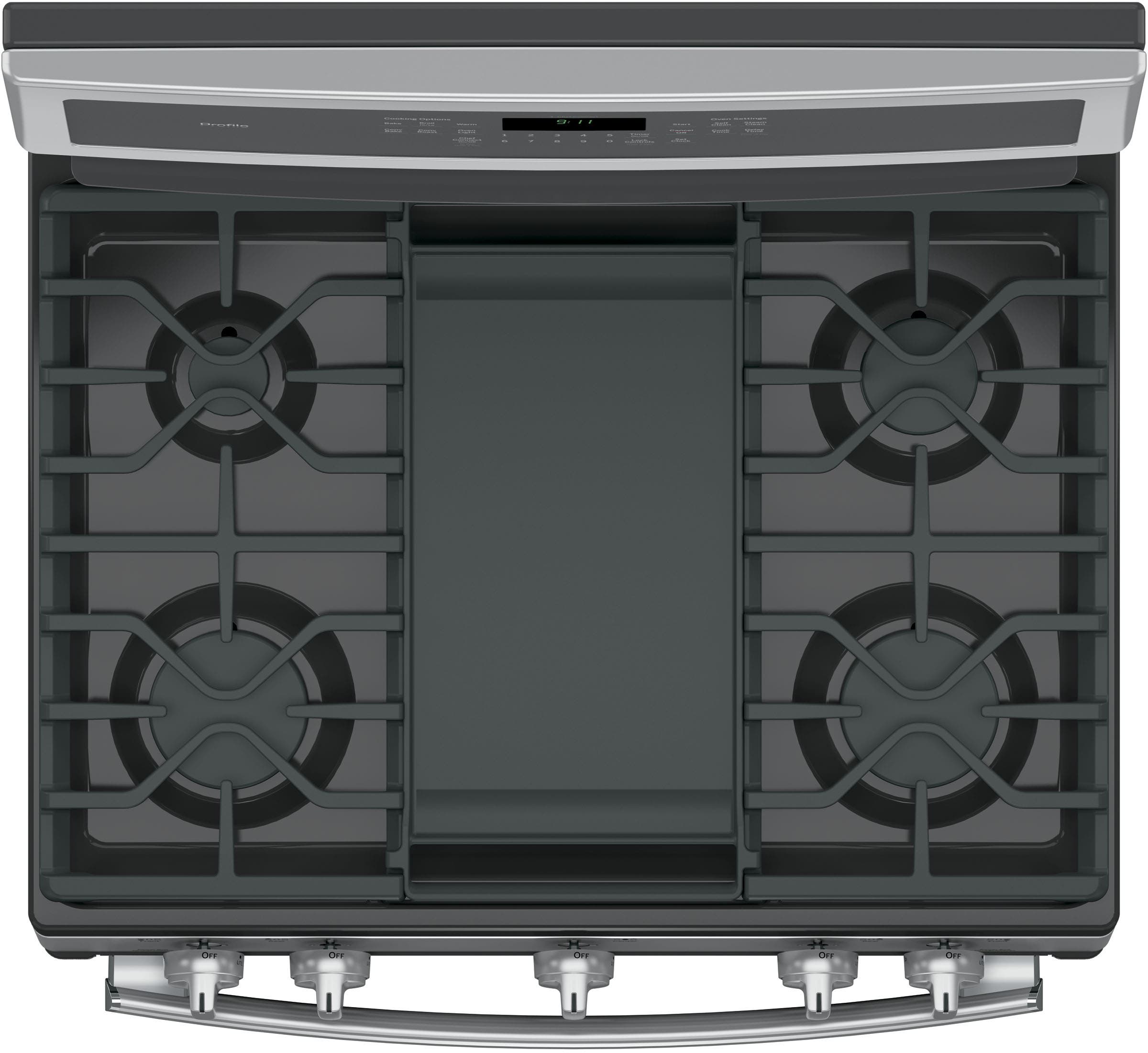 GE PGB911SEJSS Stainless Steel with Gray