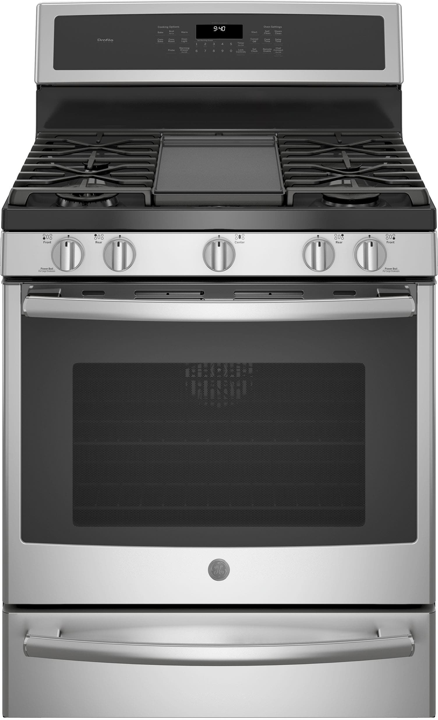 GE PGB940SEJSS Stainless Steel/Gray