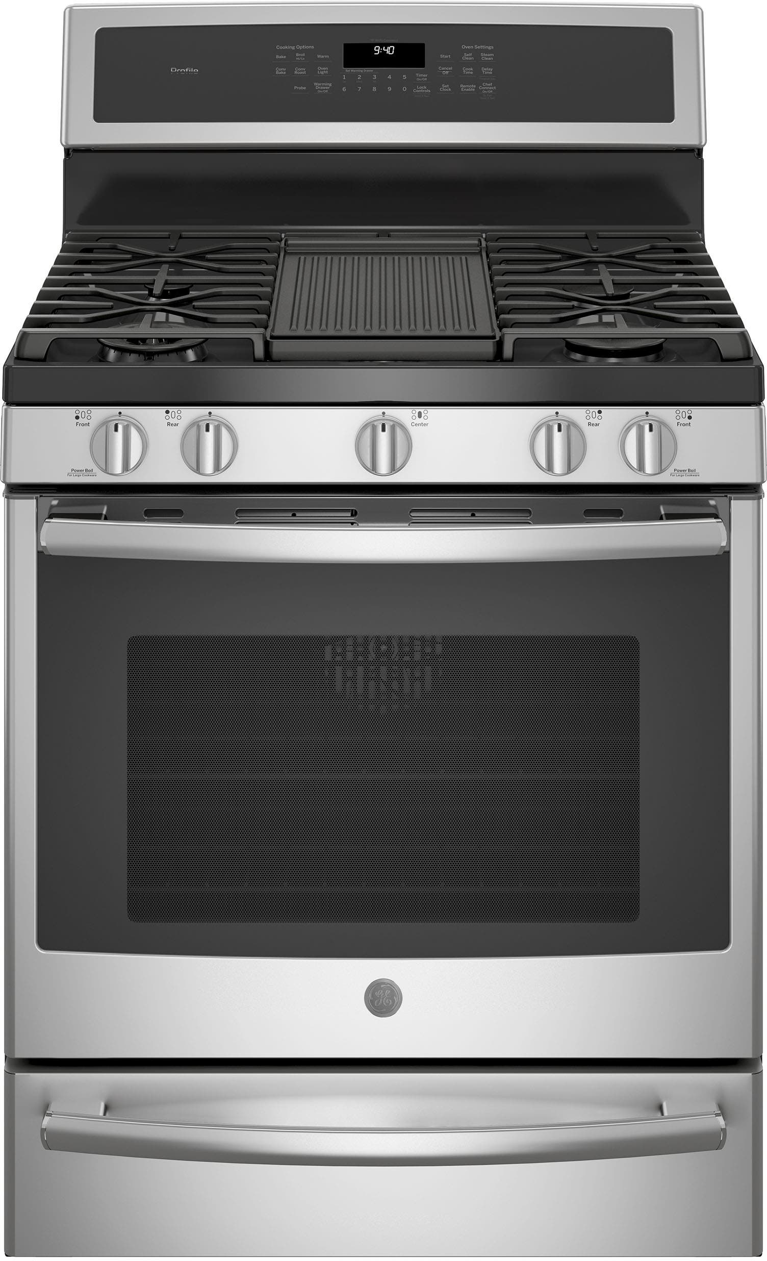 GE PGB940SEJSS Stainless Steel/Gray