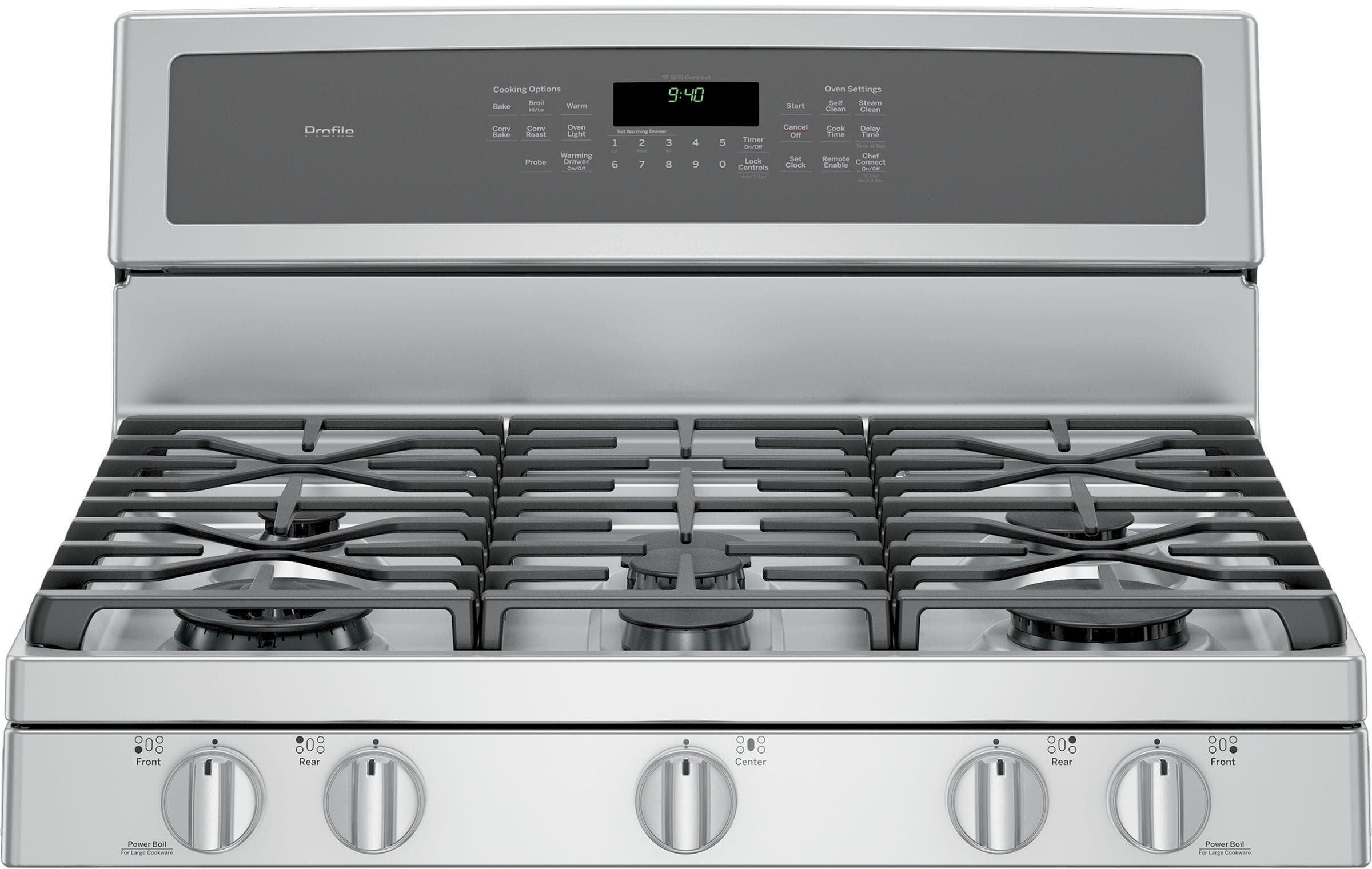 GE PGB940ZEJSS Stainless Steel, Stainless Steel Cooktop