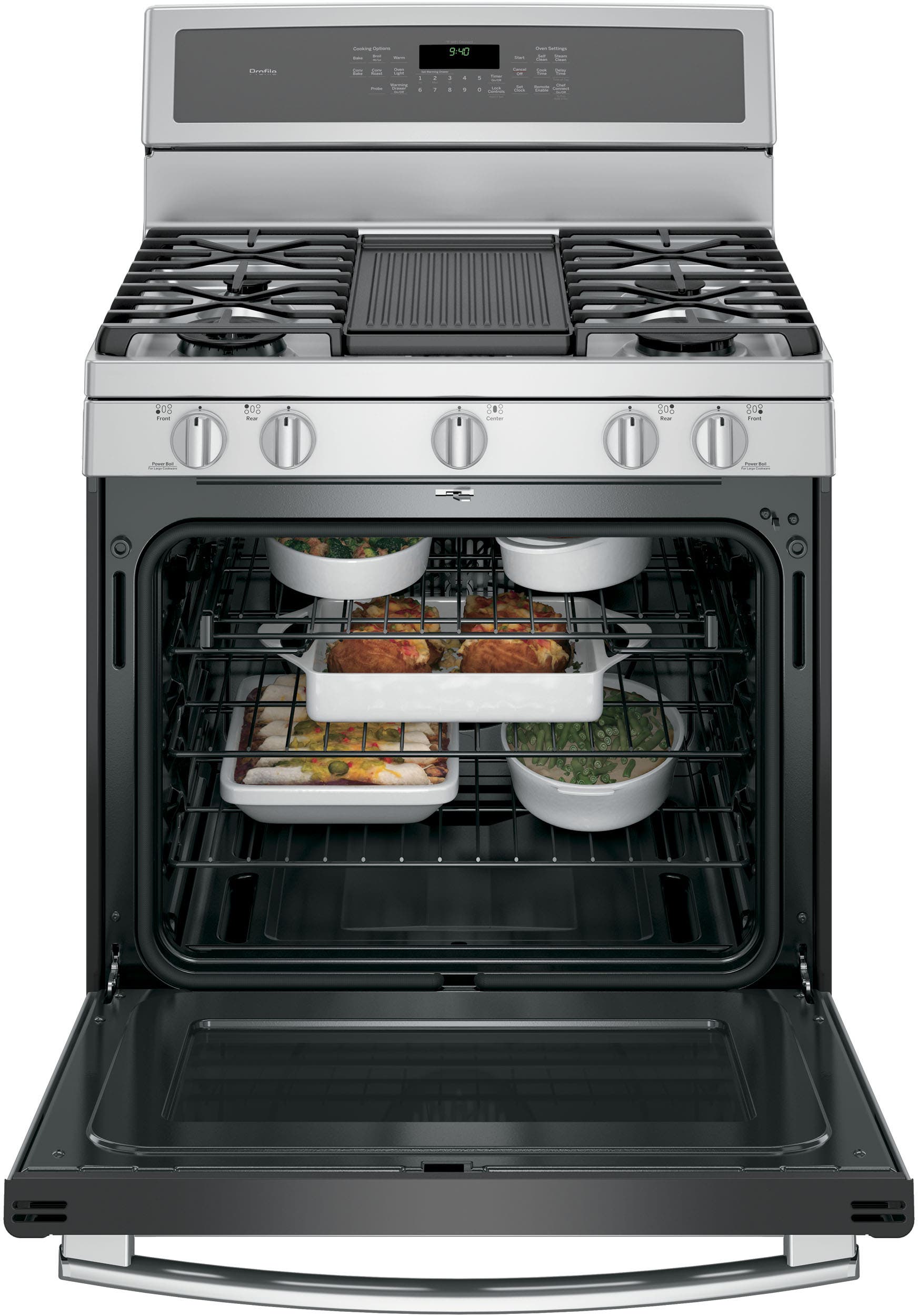 GE PGB940ZEJSS Stainless Steel, Stainless Steel Cooktop