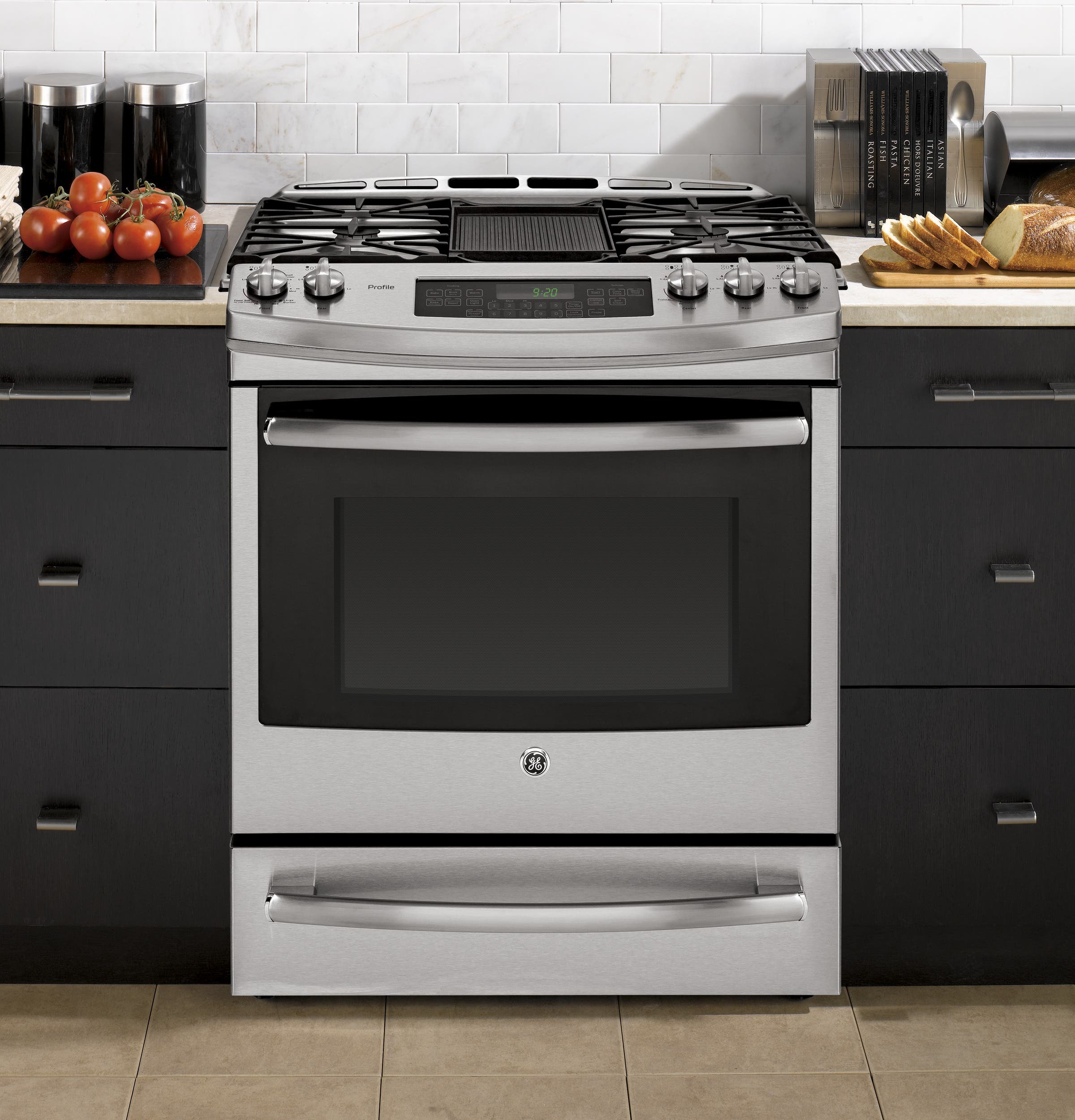 GE PGS920SEFSS Stainless Steel/gray