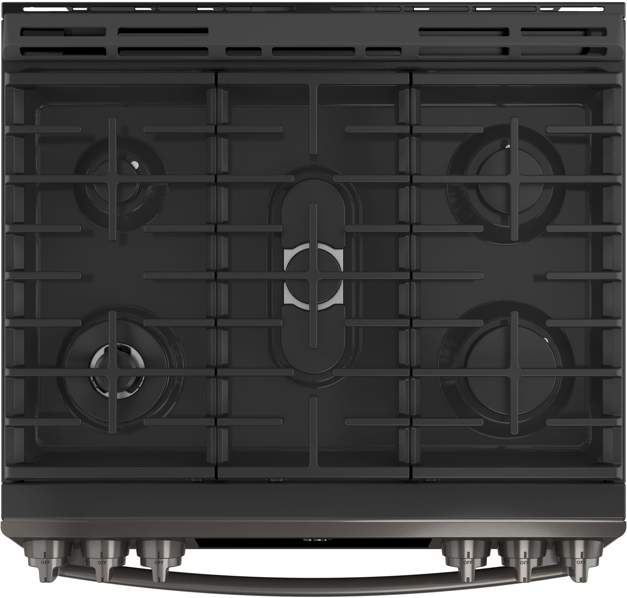 GE PGS930BELTS Black Stainless Steel