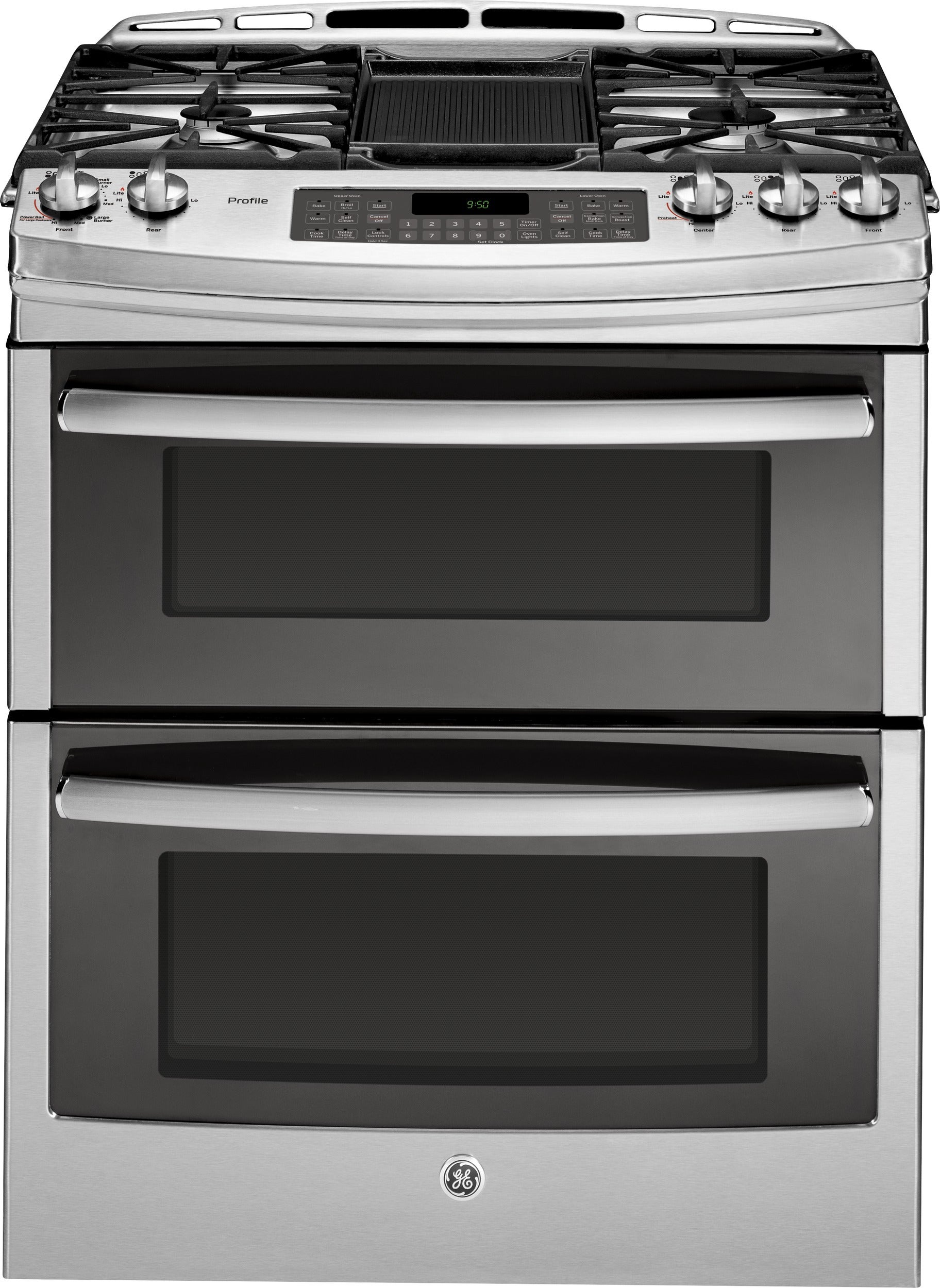 GE Profile Slide In Gas Double Oven Range - Thumbnail 3