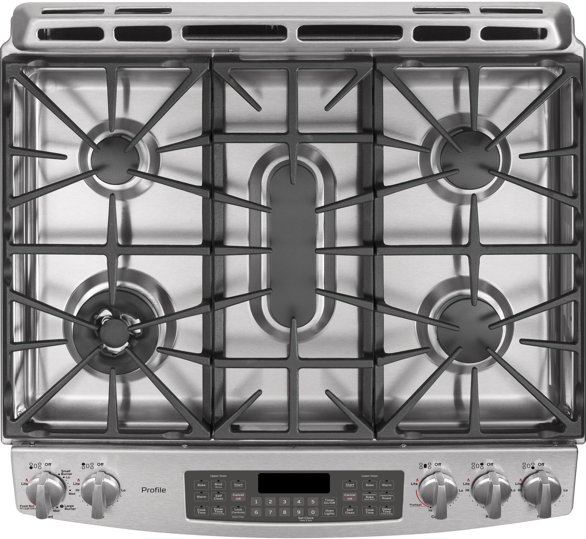 GE Profile Slide In Gas Double Oven Range - Thumbnail 4