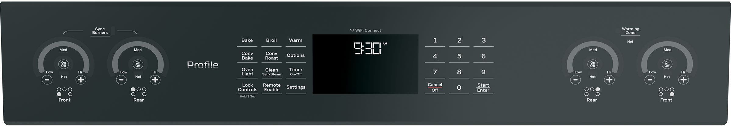 GE PHS930FLDS Black Slate