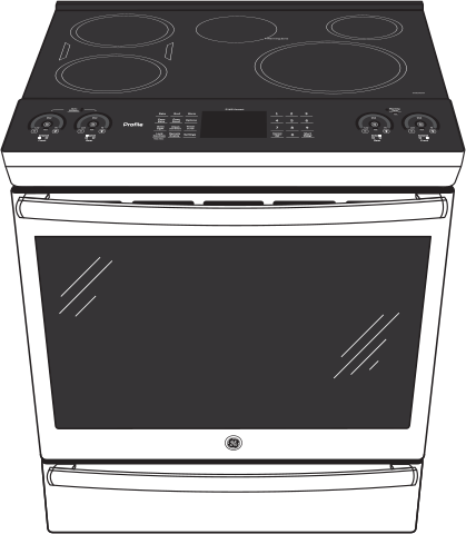 GE PHS930FLDS Black Slate