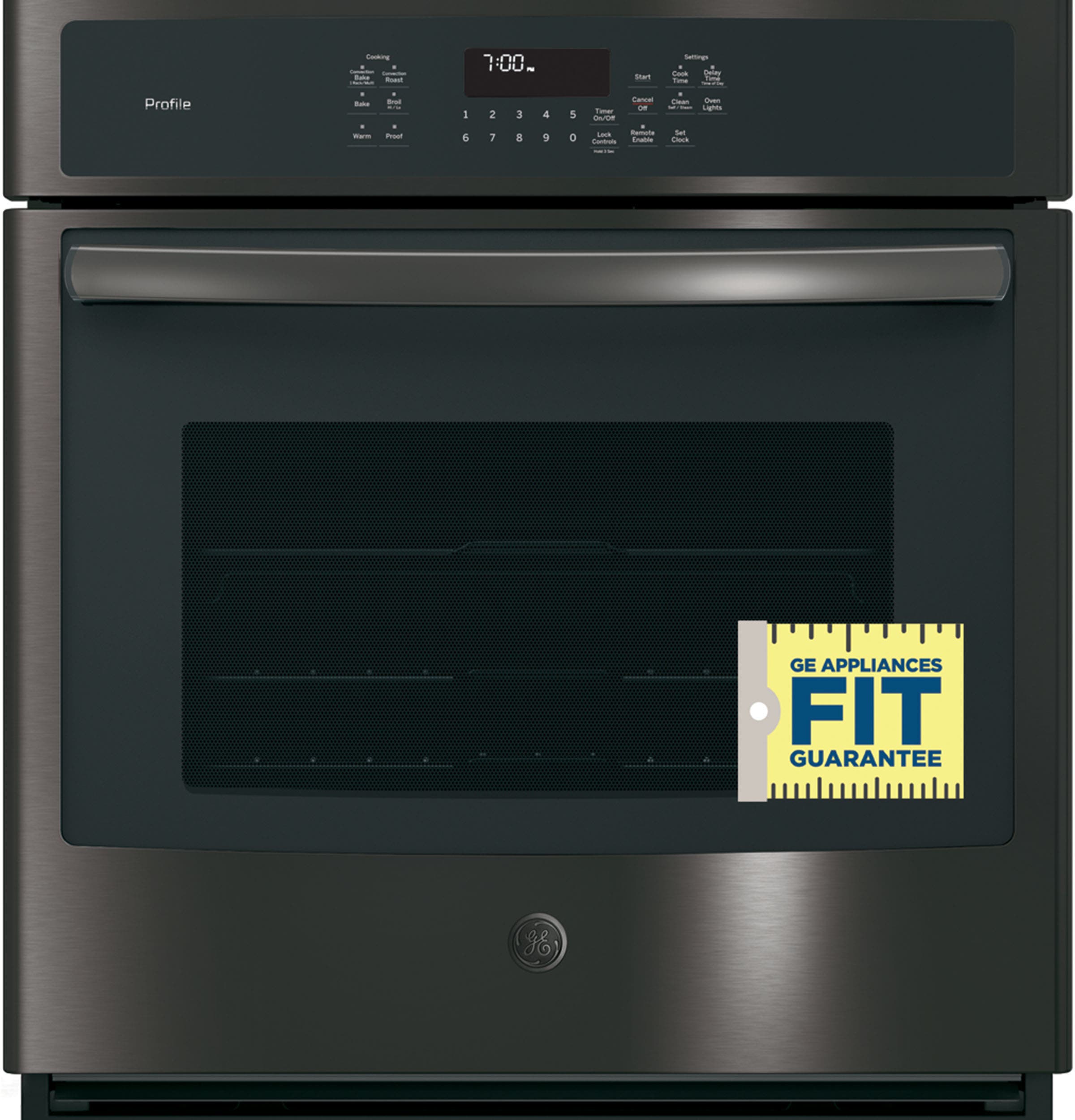 GE PK7000BLTS Black Stainless Steel