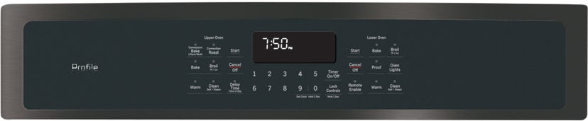 GE PK7500BLTS 27 Inch Smart Built-In Electric Double Wall Oven w...