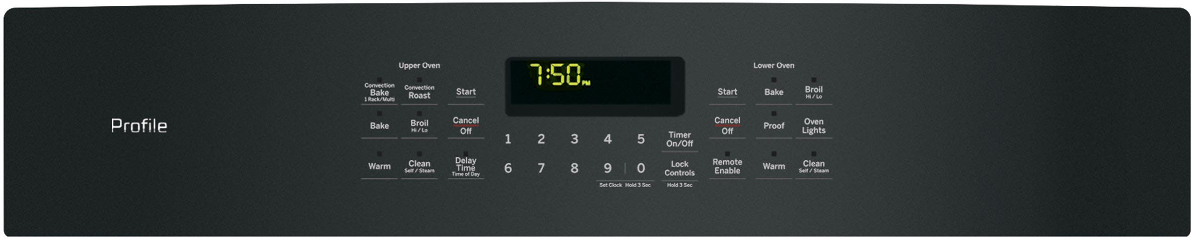 GE PK7500DFBB Black