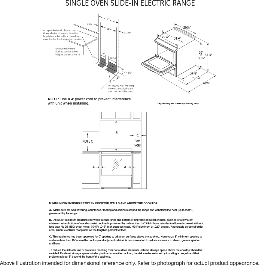 GE PS920SFSS Stainless Steel