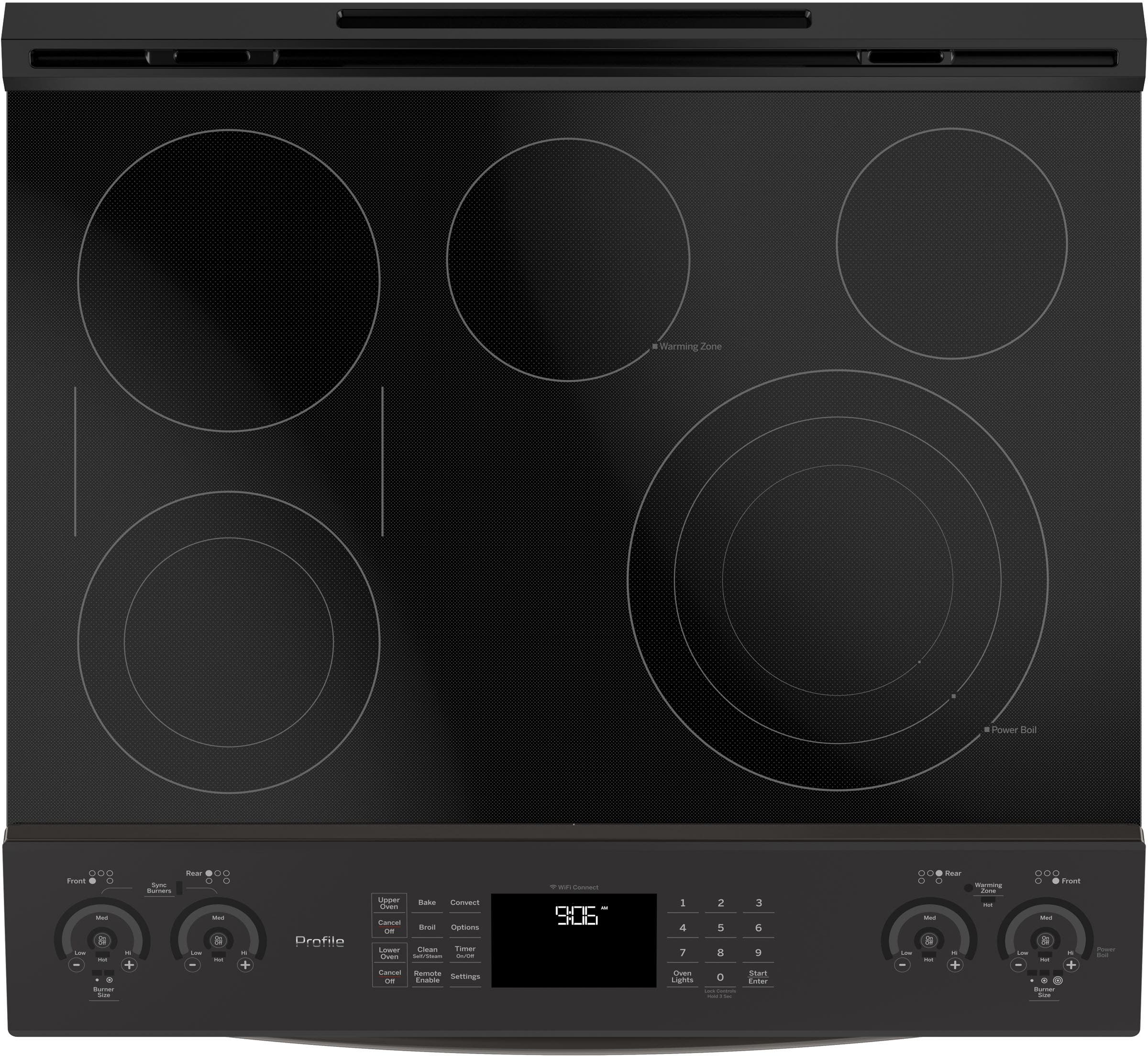GE PS960BLTS Black Stainless