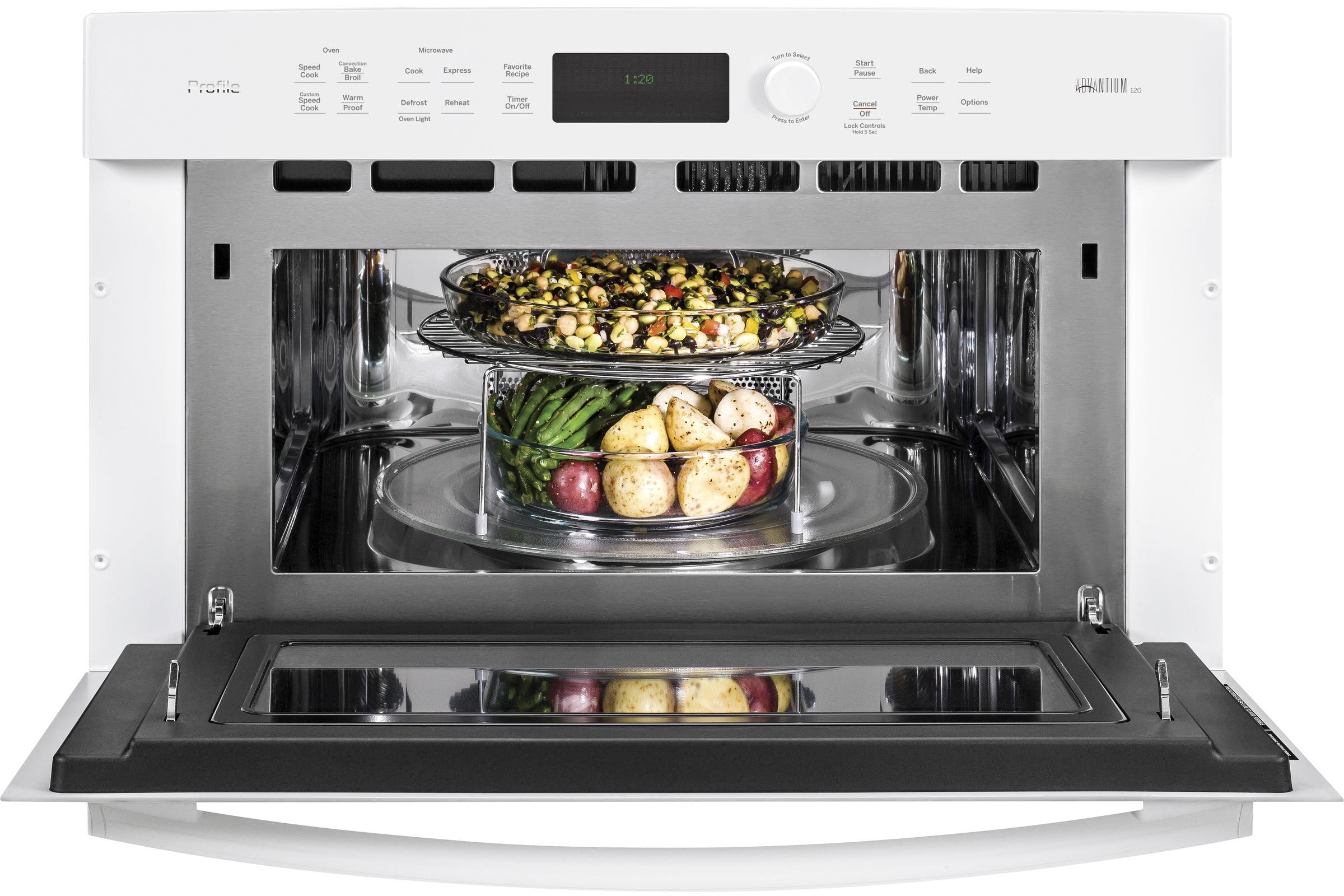 GE PSB9120DFWW White
