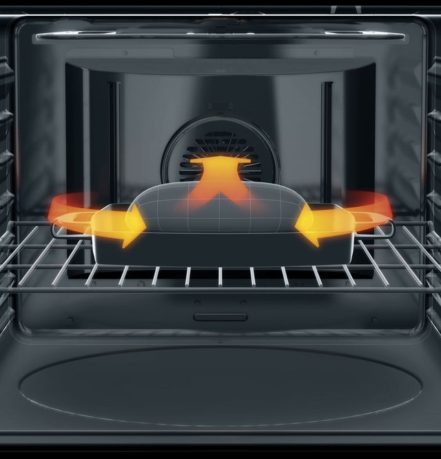 GE PT970DRWW 30" Combination Double Electric Wall Oven with 4.4...