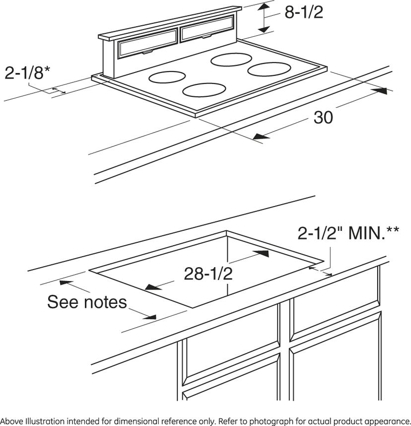 GE PVB94DTBB 30" Downdraft Ventilation System with 390 CFM Inte...