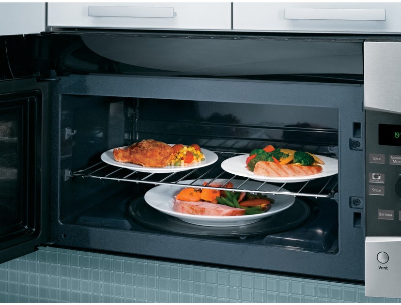 GE PVM1970SRSS 1.9 cu. ft. Over-the-Range Microwave Oven with 4-S...