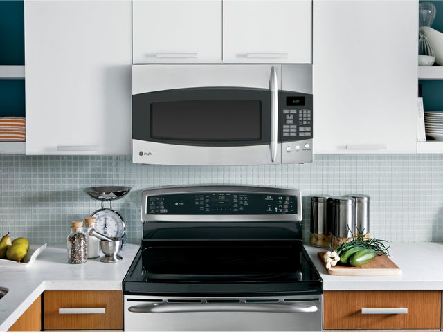 GE PVM1970SRSS 1.9 cu. ft. Over-the-Range Microwave Oven with 4-S...
