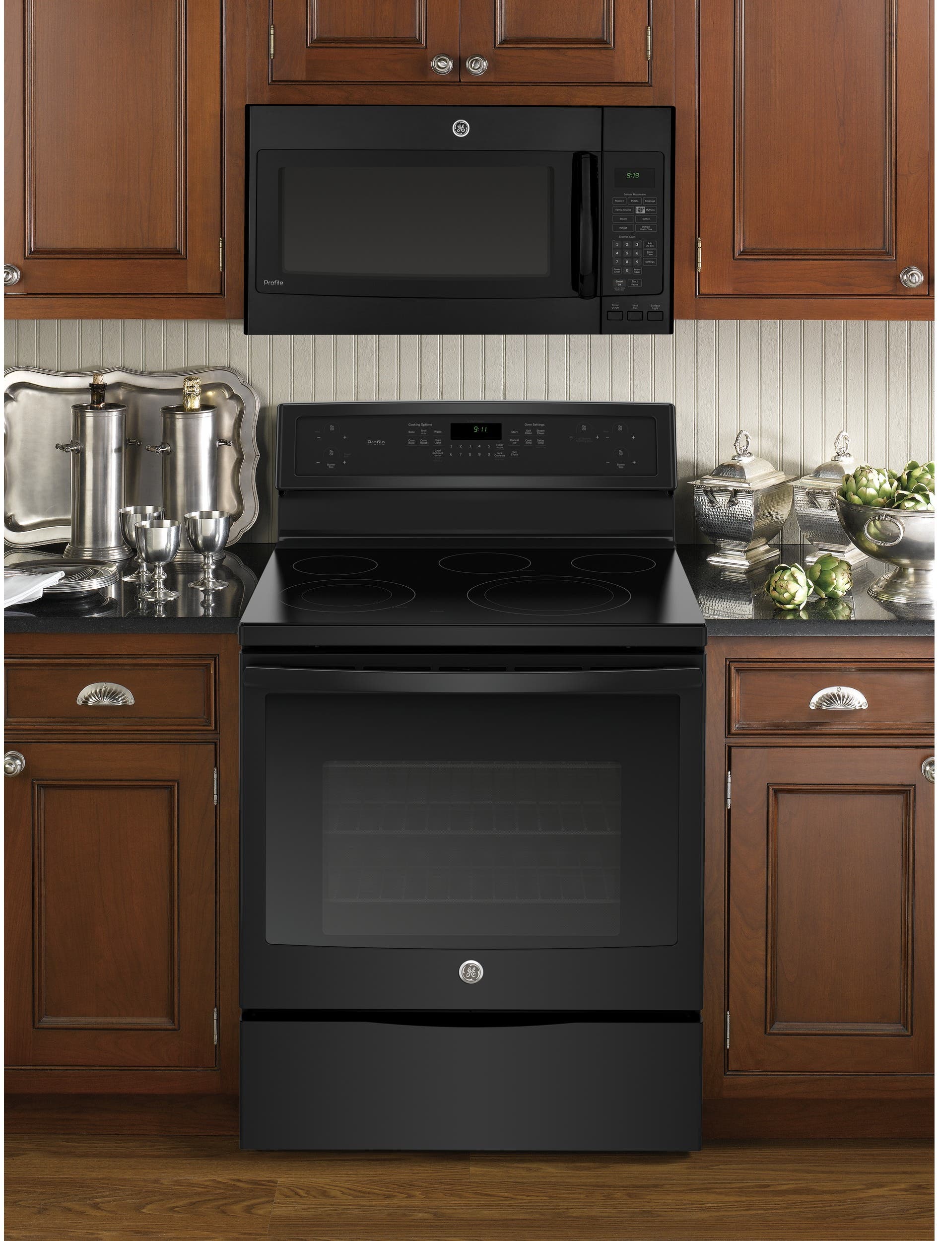 GE PVM9195DFBB Black