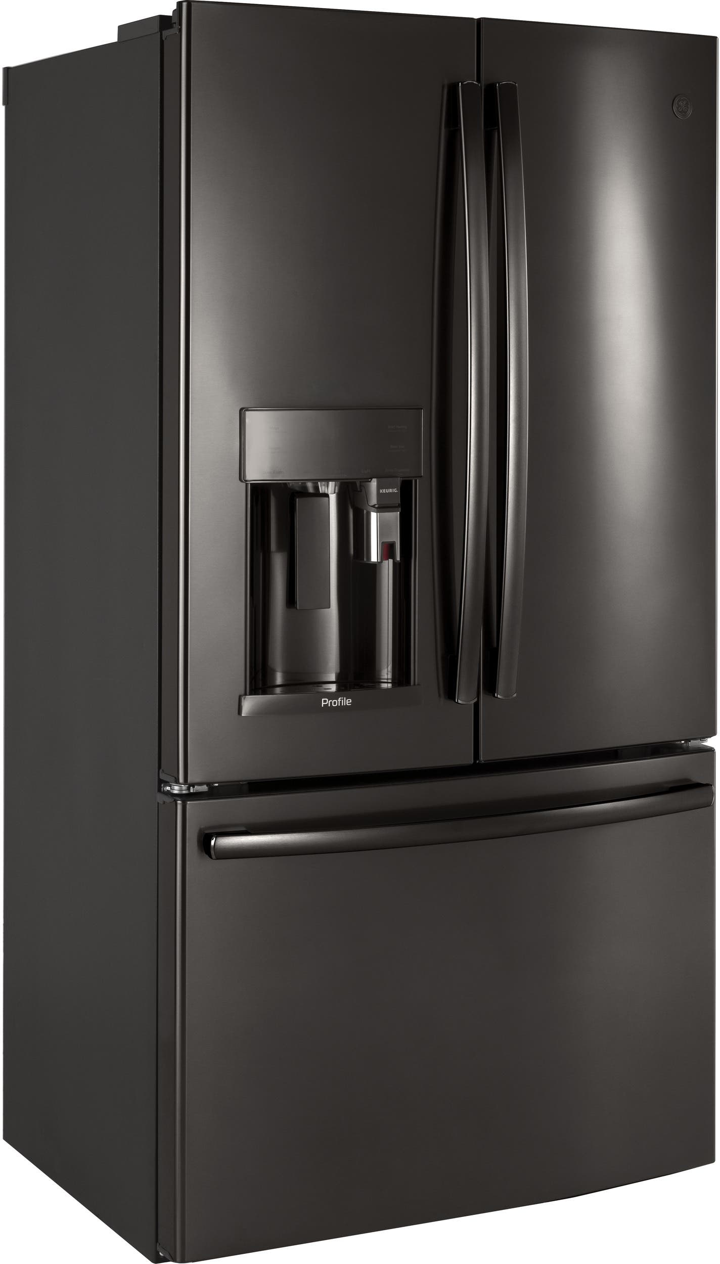 GE PYE22PBLTS Black Stainless Steel