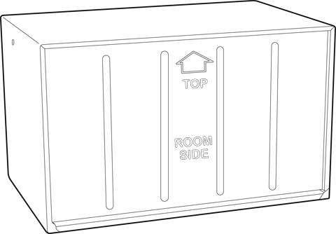 GE RAB47A Tenant Option Wall Case