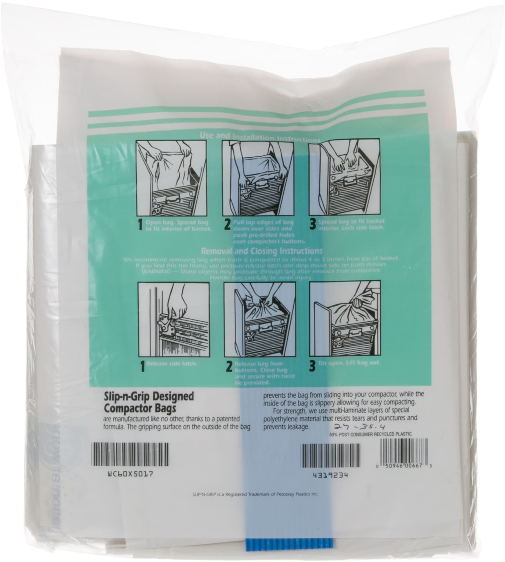 GE WC60X5017 12 Heavy Duty Square Trash