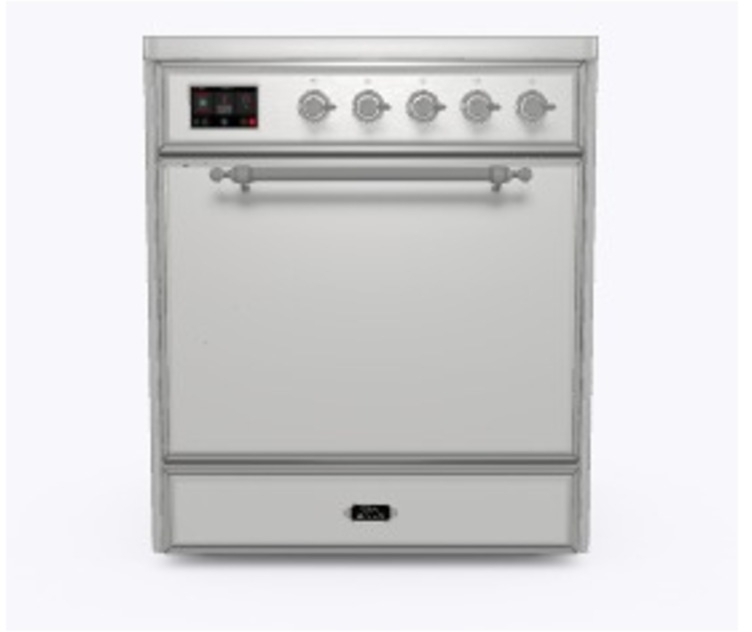 Ilve UMI30QNE3SSC Stainless Steel W/ Chrome Trim