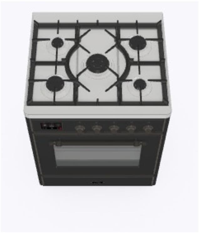 Ilve UM30DNE3MGB Natural Gas In Matte Graphite W/ Bronze Trim