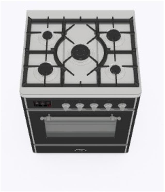 Ilve UM30DNE3MGC Natural Gas In Matte Graphite W/ Chrome Trim