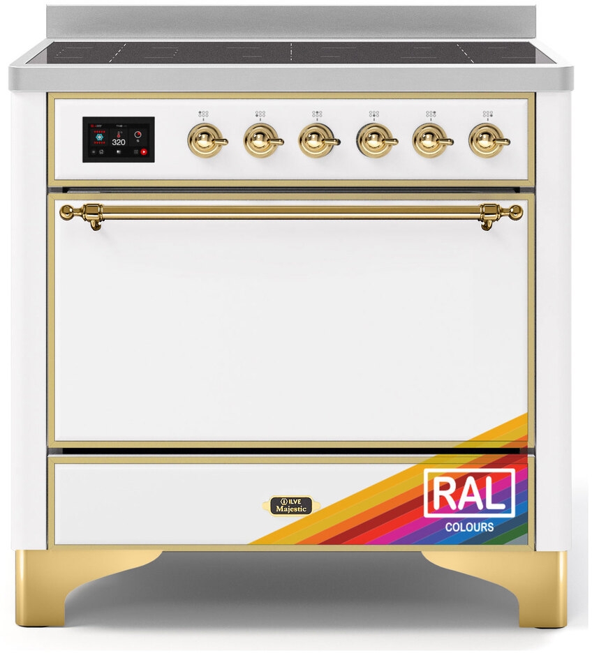 Ilve UMI09QNS3RAG Ral Custom Color With Brass Knobs