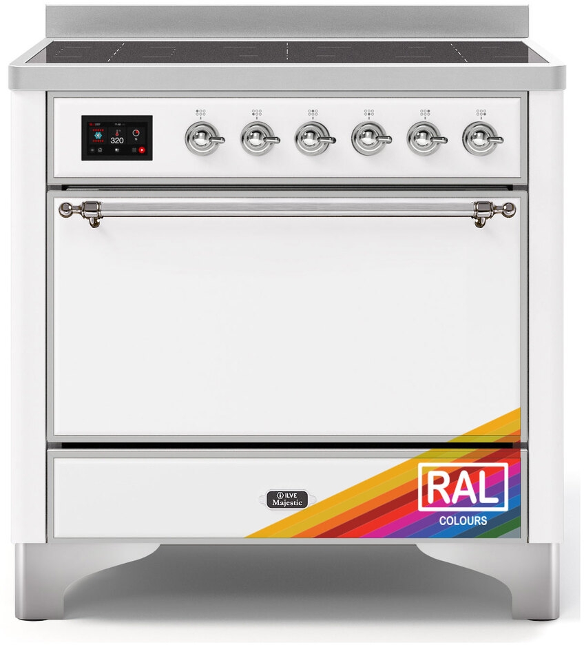 Ilve UMI09QNS3RAC Ral Custom Color With Chrome Knobs