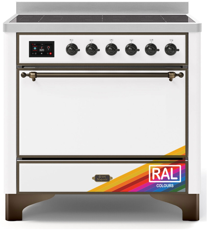 Ilve UMI09QNS3RAB Ral Custom Color With Bronze Knobs