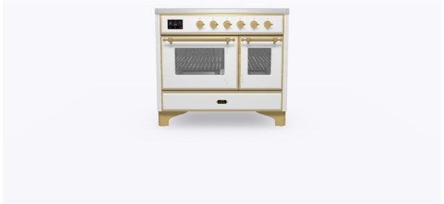 Ilve UMDI10NS3RAG 40" Freestanding Electric Induction Range w/ 6 Ele...