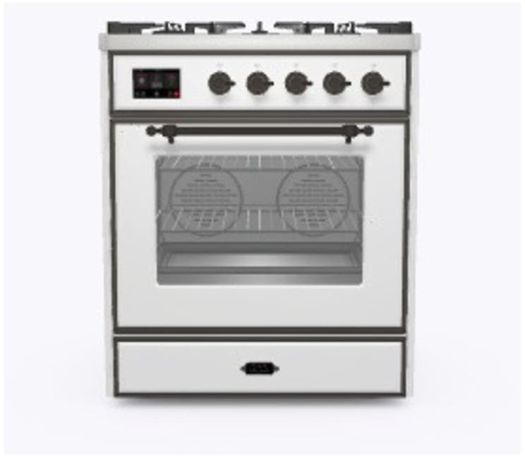 Ilve UM30DNE3RAB Ral Custom Color With Bronze Knobs