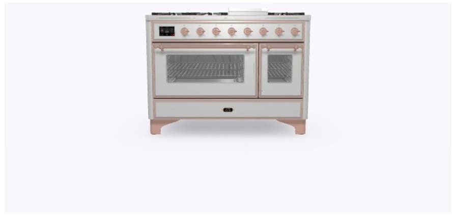 Ilve UM12FDNS3SSP Natural Gas In Stainless Steel W/ Copper Trim