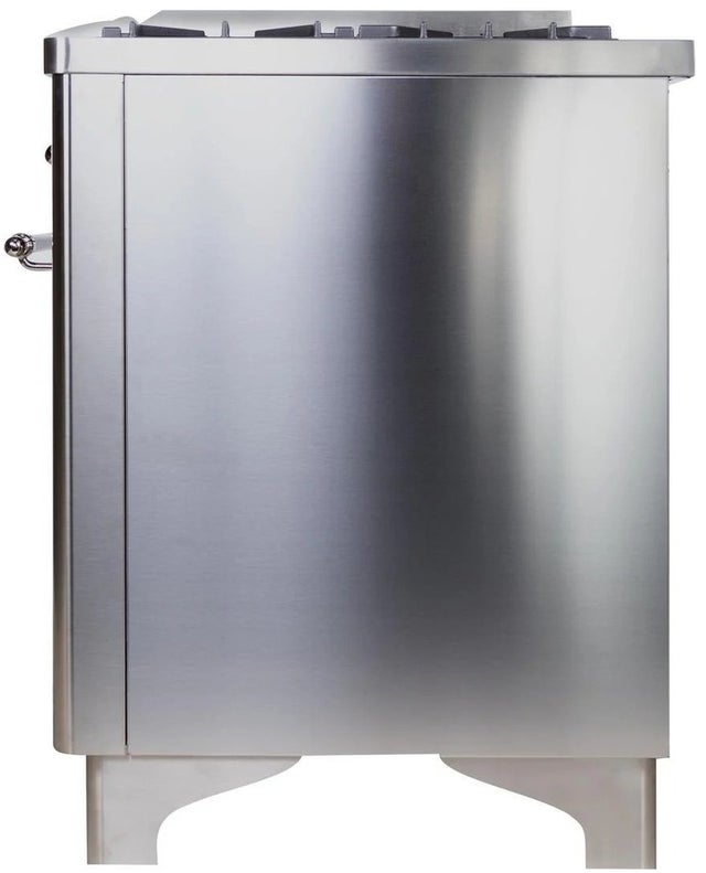 Ilve UM09FDNS3SSCLP 36" Dual Fuel Freestanding Range w/ 6 Sealed Burne...