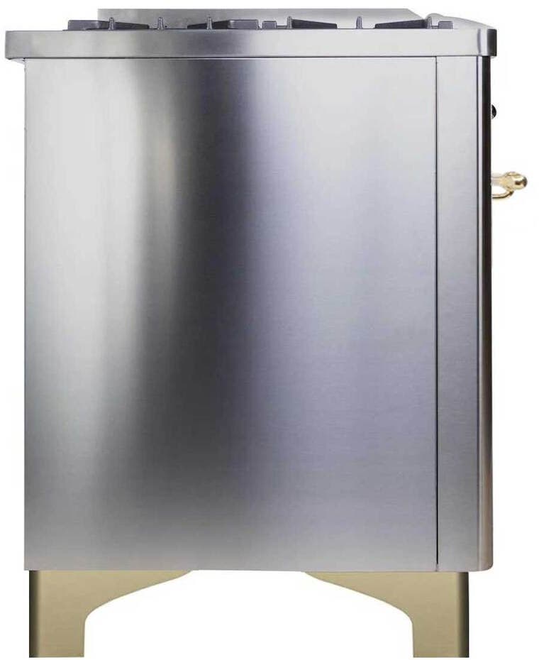 Ilve UM09FDNS3SSGLP Liquid Propane In Stainless Steel W/ Brass Trim